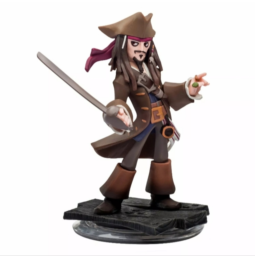 Disney Infinity Captain Jack Sparrow  🔥 Nintendo Wii 🕹 Pirates of Caribbean